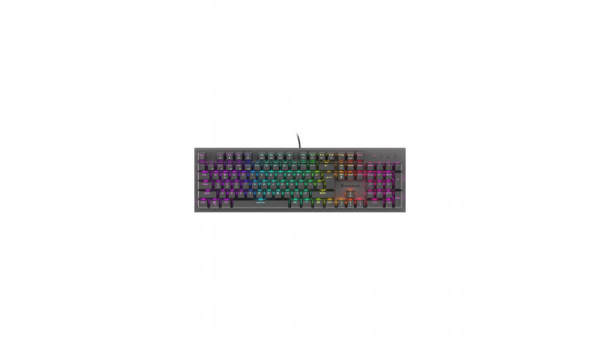 Genesis THOR 303 must mehaaniline mänguklaviatuur juhtmega RGB LED-valgus US USB Type-A 1152 g Outem