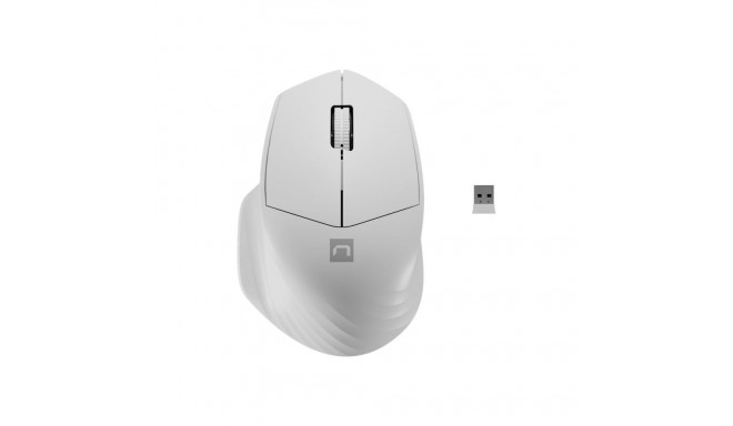 Natec | Hiir | Siskin 2 | Juhtmevaba | USB Type-A | Valge