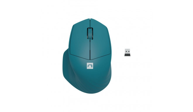 Natec | Hiir | Siskin 2 | Juhtmevaba | USB Type-A | Sinine