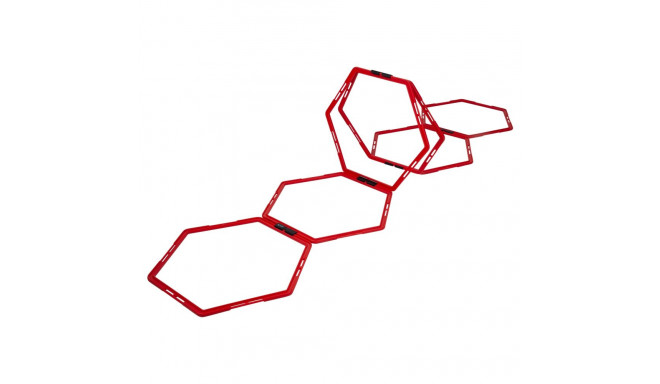 Pure2Improve | Hexagon Agility Grid | Red