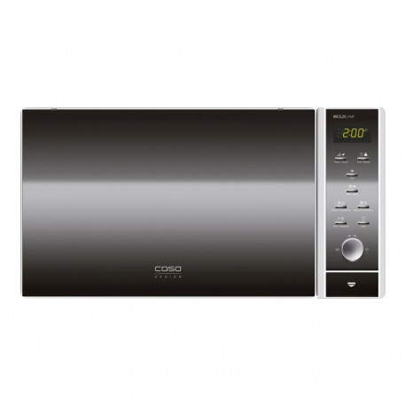 Caso mikrolaineahi MCG 25 Chef eraldiseisev 900W 25L grill ja konvektsioon, roostevaba teras/must