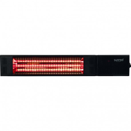 SUNRED RDS-15W-B Fortuna Wall infrapuna soojendi 1500 W must IP55