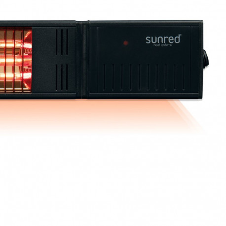 SUNRED RDS-15W-B Fortuna Wall infrapuna soojendi 1500 W must IP55