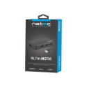 Natec | 4 Port Hub With USB 3.0 | Moth NHU-1342 | 0.15 m | Black