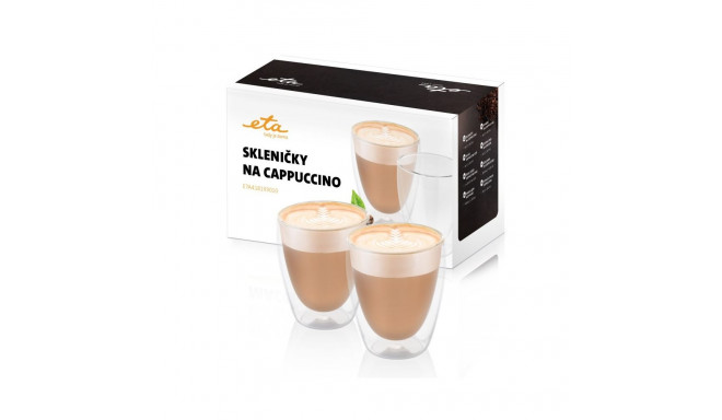 ETA | Cappuccino cups | ETA418193010 | For cappuccino coffee | 2 pc(s) | Dishwasher proof | Glass