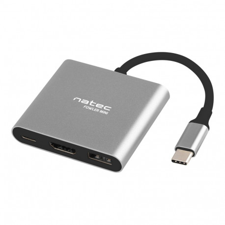 Natec Multi-Port Adapter, Fowler, USB-C, HDMI, USB 3.0 | Natec | USB-C Multiport Adapter | NMP-1607 
