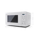 Sharp | YC-MS02E-C | Microwave Oven | Free standing | 800 W | White