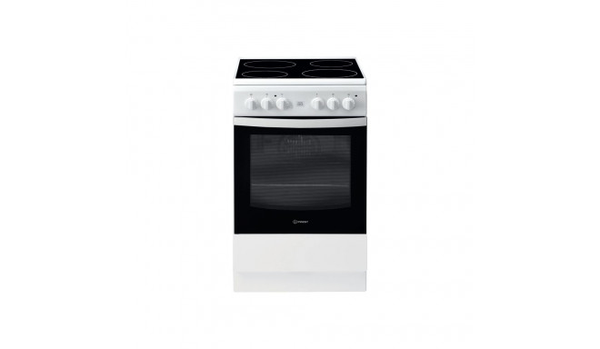 Indesit pliit IS5V8GMW/E keraamiline pliidiplaat elektriahi valge laius 50 cm grillimine sügavus 60 
