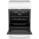INDESIT | Cooker | IS5V8GMW/E | Hob type Vitroceramic | Oven type Electric | White | Width 50 cm | G