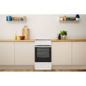 INDESIT | Cooker | IS5V8GMW/E | Hob type Vitroceramic | Oven type Electric | White | Width 50 cm | G