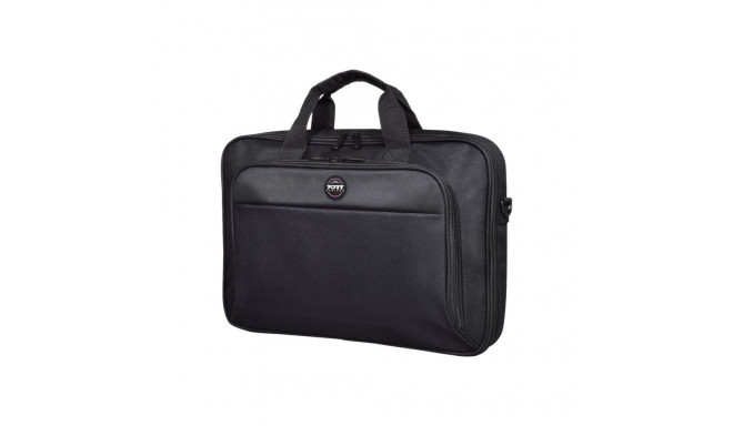 PORT DESIGNS HANOI II CLAMSHELL 13/14 Briefcase, Black | PORT DESIGNS | HANOI II Clamshell | Laptop 