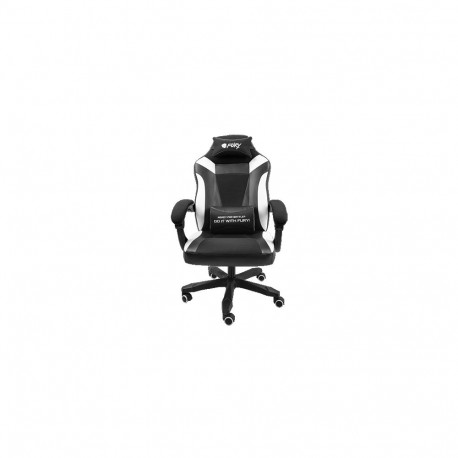 Fury Gaming Chair Fury Avenger M+ PU nahk | must/valge