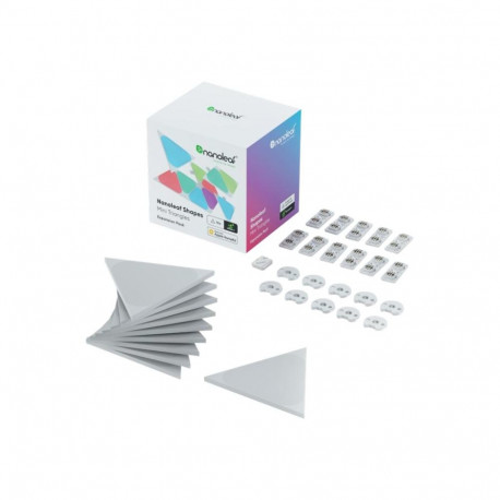 Nanoleaf|Shapes Triangles Mini Expansion Pack (10 panels)|1 x 0.54 W|16M+ colours|2.4GHz WiFi b/g/n;