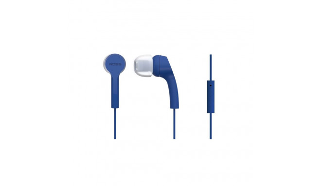 Koss | Headphones | KEB9iB | 3.5mm (1/8 inch) | In-ear | Microphone | Blue