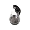 Kettle Adler | Kettle | AD 1224 | Standard | 2000 W | 1.5 L | Glass | 360° rotational base | Black