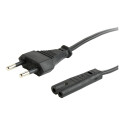 Cablexpert | Power cord (C7), VDE approved | Black Power plug type C