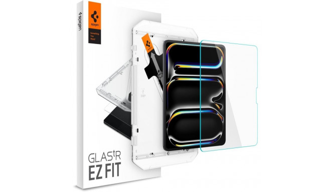 SZKŁO HARTOWANE SPIGEN GLAS.TR ”EZ FIT” IPAD PRO 13” 7 / 2024 CLEAR