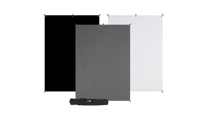 Westcott X Drop 3 Pack Backdrop Kit (5' x 7')