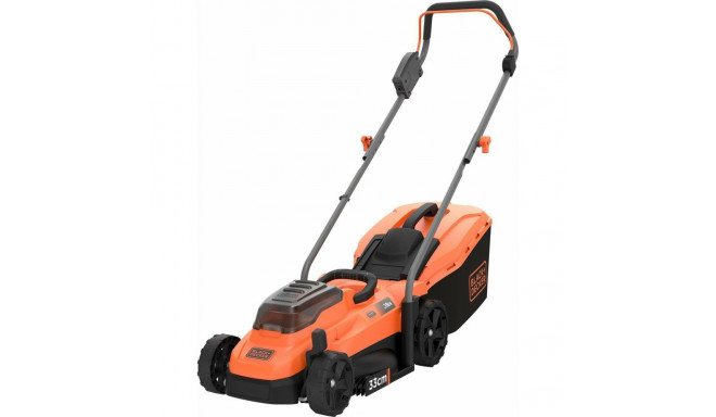 Black & Decker BCMW3318L2 akutoitega lükatav muruniiduk must, oranž