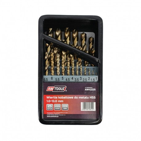 AWTOOLS metallipuuriterad KPL.25szt kobaltist