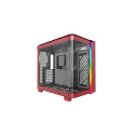 Montech KING 95 Midi-Tower, Tempered Glass, ARGB - red