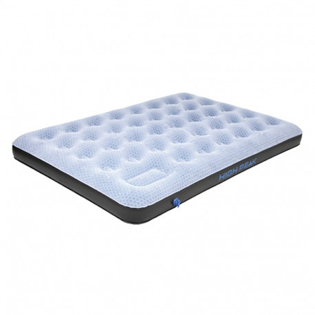 Materac welurowy dwuosobowy High Peak Comfort Plus szary 40025