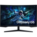 "81,3cm/32"" (2560x1440) Samsung Odyssey G5 S32CG552EU 16:9 QHD HDR10 Curved 1ms 165Hz HDMI DP Black