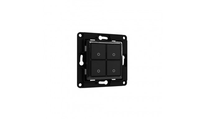 "Shelly Accessories ""Wall Switch 4"" Wandtaster 4-fach Schwarz"