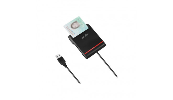 Logilink | USB 2.0 kaardilugeja, nutika ID jaoks | CR0047 | Kaardilugeja