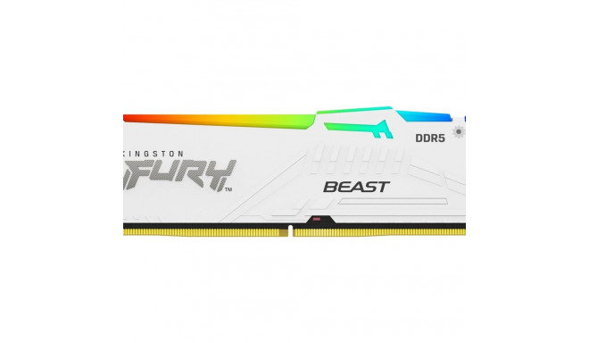 KINGSTON 16GB 6800MT/s DDR5 CL34 DIMM FURY Beast Valge RGB EXPO