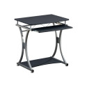 TECHLY 307308 Techly Compact computer desk 700x550 with sliding keyboard tray black graphite