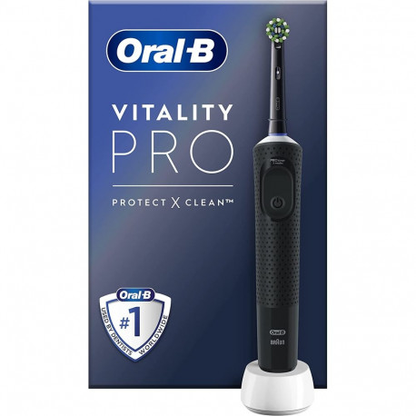 Oral-B Vitality Pro D103, Elektrische Zahnbürste (schwarz, Black)
