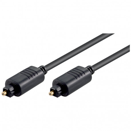 Toslink kaabel 2Meter, must