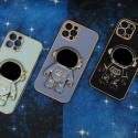 Astronaut case for Motorola Moto E13 blue