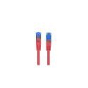 PATCHCORD CAT.6A S/FTP LSZH CCA 10M RED FLUKE PASSED LANBERG