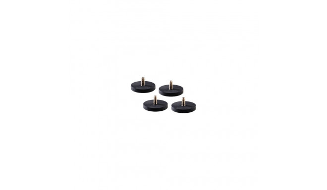 Nanlite Magnetic Base Adapter with 1/4"-20 Thread Set (4pcs)