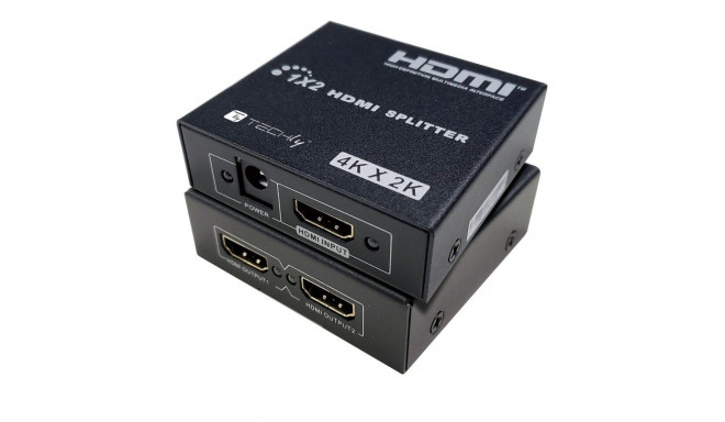 HDMI Splitter 1x2 4K*30Hz Active HDMI Splitter Techly