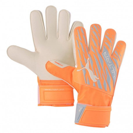 Rękawice bramkarskie Puma Ultra Protect 3 RC pomarańczowo-szare 41793 05 10,5