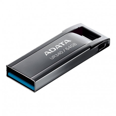 ADATA UR340 64 GB USB 3.2 Gen1 must USB-mälupulk