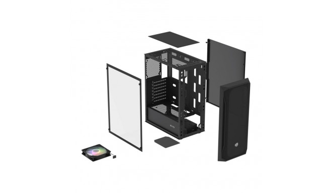 NATEC Fury Shobo SH4 RGB Midi Tower with window black