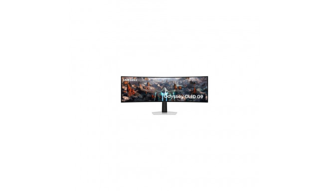 Samsung G93SC computer monitor 124.5 cm (49&quot;) 5120 x 1440 pixels Dual QHD OLED Silver