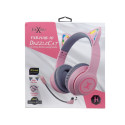 Foxxray FXR-HAB-10 PK DazzleCat Low-Latency Gaming Headset Wireless Grey/Pink