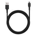 Data Cable Blue Star - USB A to micro USB 2A - black