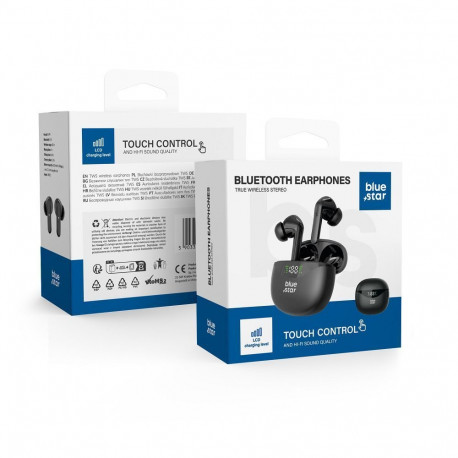 Wireless earphones Blue Star T60 TWS black