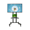 TV trolley stand Maclean, professional, on wheels, max 32-65", max 40kg, MC-739