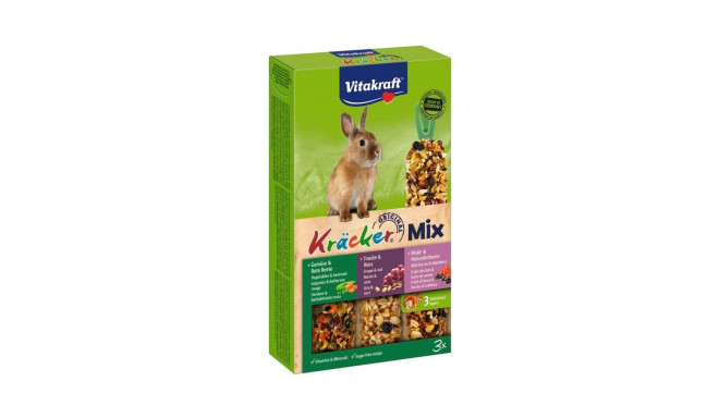 VITAKRAFT KRACKER forest fruits/walnuts/vegetables - treats for rabbits - 3 pieces