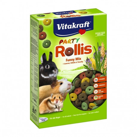VITAKRAFT Party Rollis Funny Mix - treat for rodents and rabbits - 500g