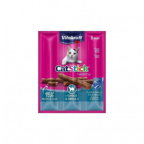 VITAKRAFT CatStick Mini lestaga ja oomega-3-ga kassimaius 3 tk