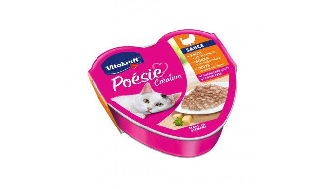 VITAKRAFT POESIE CREATION SOS kalkuni-juustu märg kassitoit 85 g