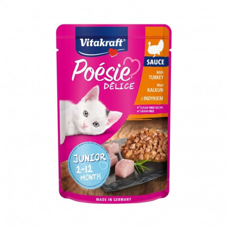 VITAKRAFT POESIE DELICE JUNIOR turkey - wet cat food - 85 g